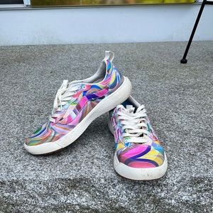 Vans sneakers. Artist Chris Johanson